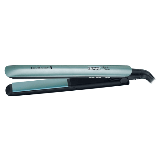 Ferro de Cabelo Remington Shine Therapy S8500 Branco PretoPrateado