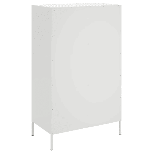 vidaXL Aparador alto 68x39x113 cm aço branco vidaXL Aparador alto 68x39x113 cm aço branco