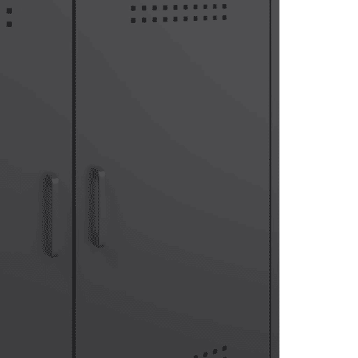 vidaXL Aparador 68x39x79 cm aço preto