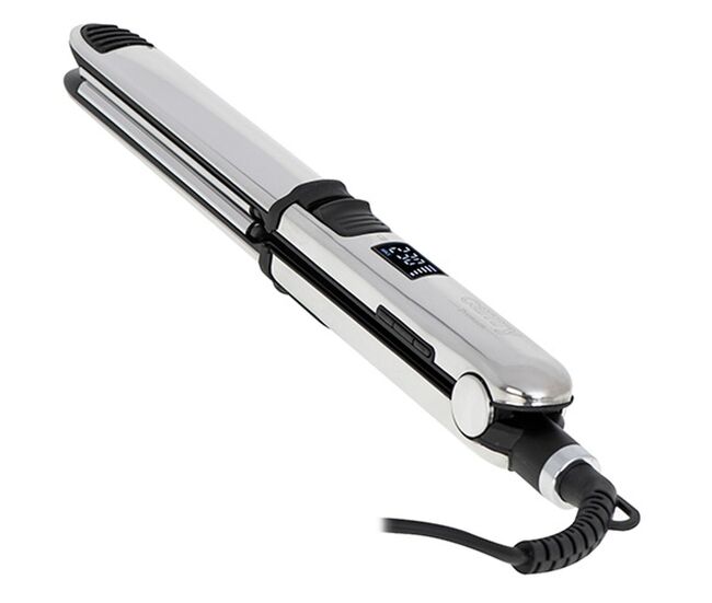 Plancha de pelo adler cr 2320 negro plateado acero 500 w 55 w