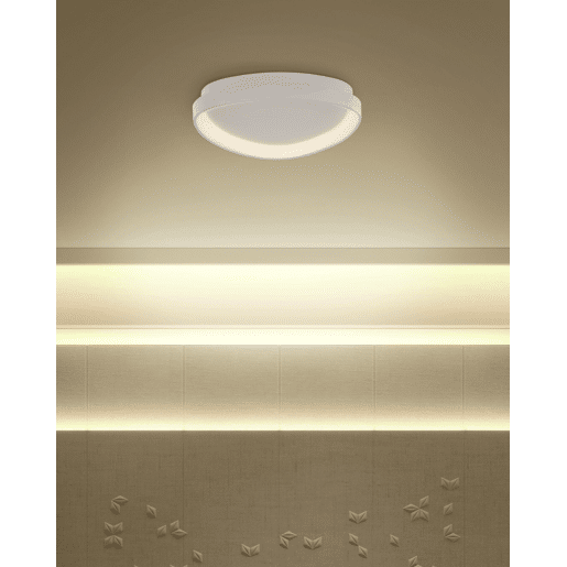 Candeeiro de teto LED NANDING Metal Branco