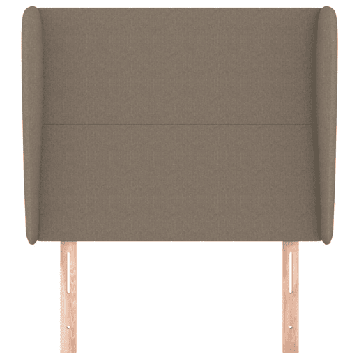 vidaXL Cabeceira cama c abas tecido 93x23x118128cm cinza-acastanhado vidaXL Cabeceira cama c abas tecido 93x23x118128cm cinza-acastanhado
