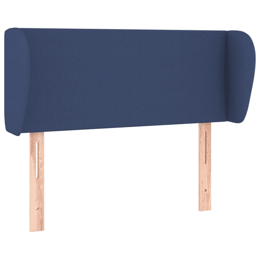 vidaXL Cabeceira de cama c abas tecido 83x23x7888 cm azul