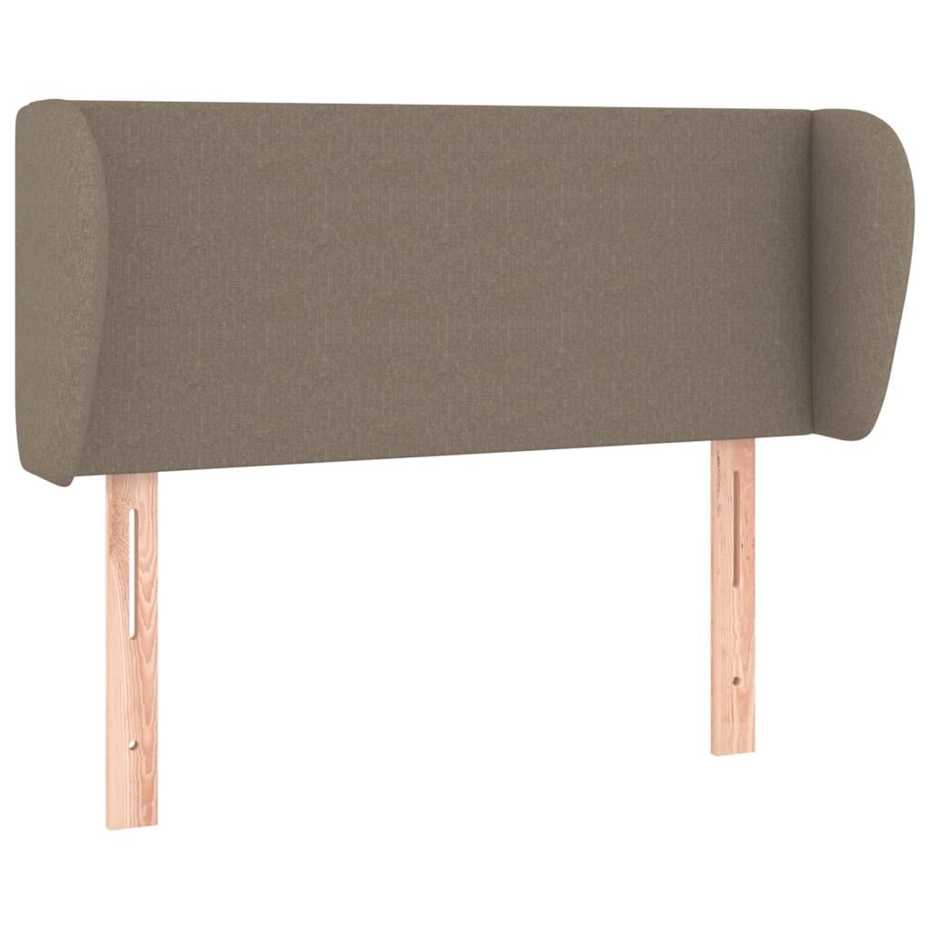 Vidaxl cabecero de tela gris taupe 93x23x78/88 cm