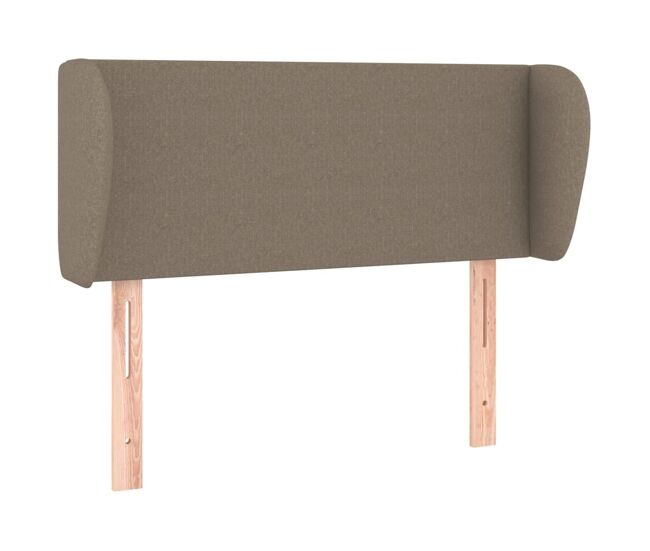Vidaxl cabecero de tela gris taupe 93x23x78/88 cm
