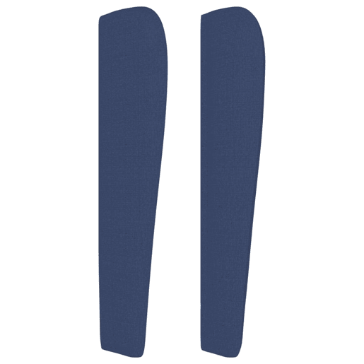 vidaXL Cabeceira de cama c abas tecido 147x23x118128 cm azul vidaXL Cabeceira de cama c abas tecido 147x23x118128 cm azul