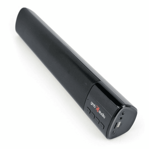 Soundbar GEMBIRD SPK-BT-BAR400-01 10W Preto Soundbar GEMBIRD SPK-BT-BAR400-01 10W Preto