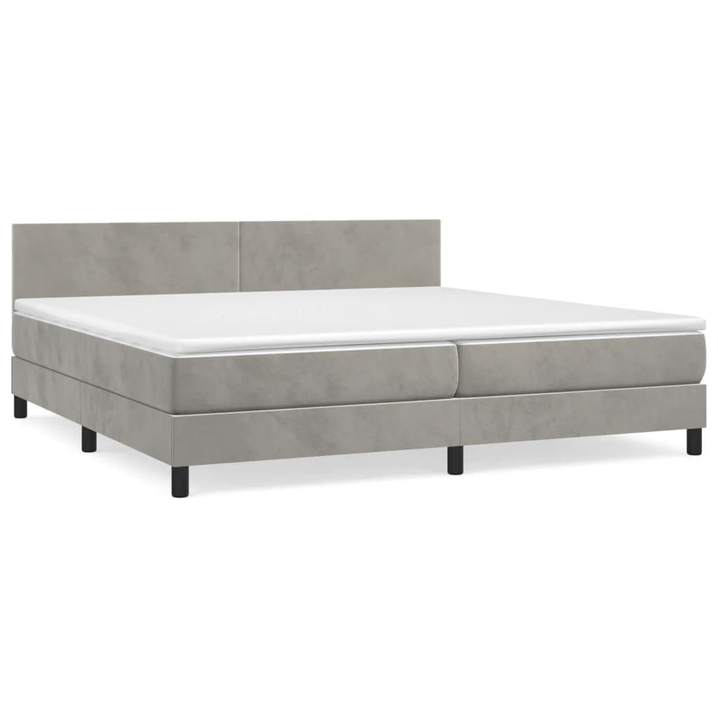 Cama box spring 200x200 Gris