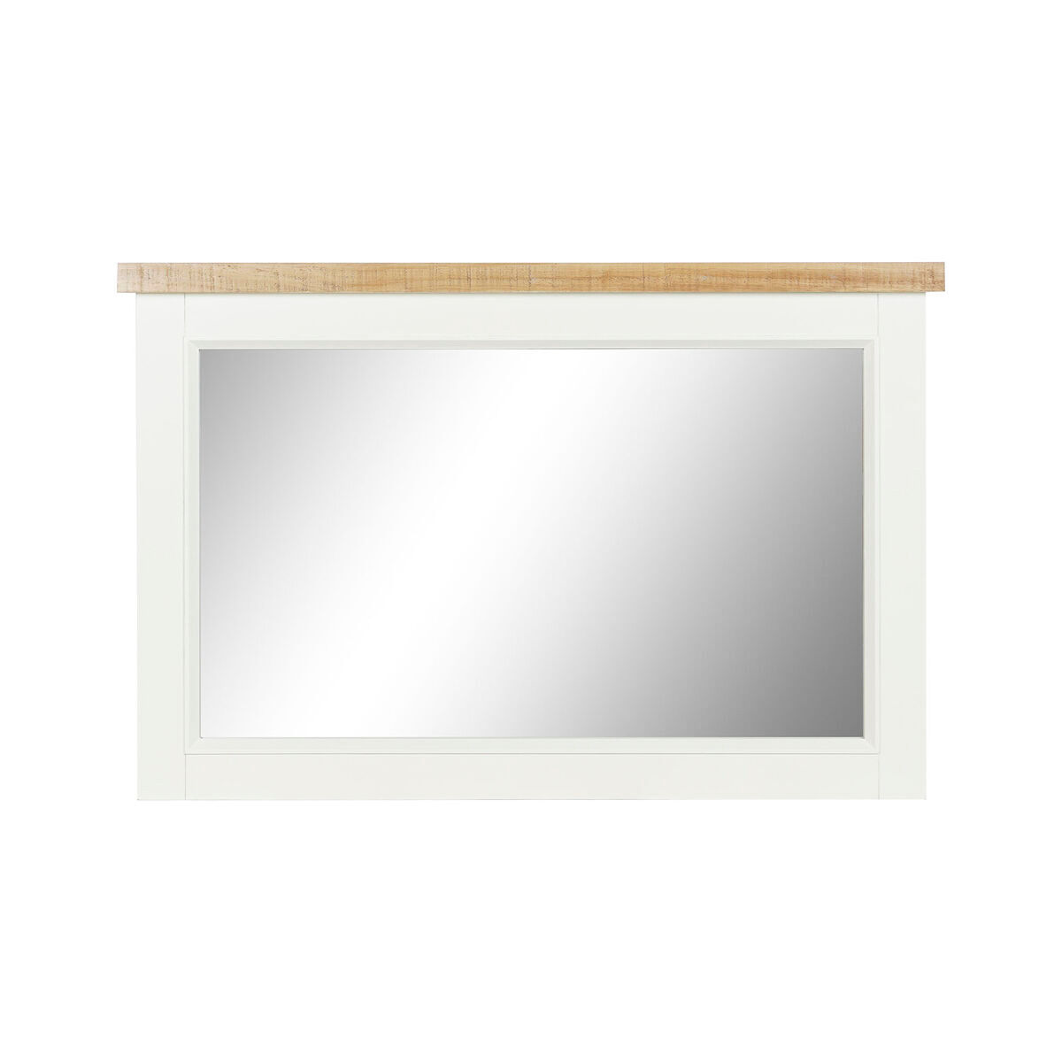 Espejo de pared dkd home decor marrón beige cristal romántico 90 x 4 x 60 cm