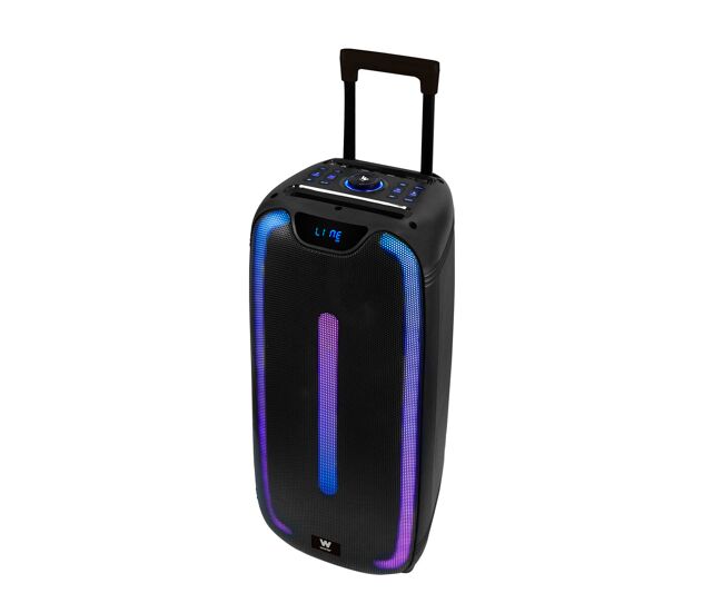 Altavoz bluetooth portátil con micrófono woxter rock'n'roller st negro