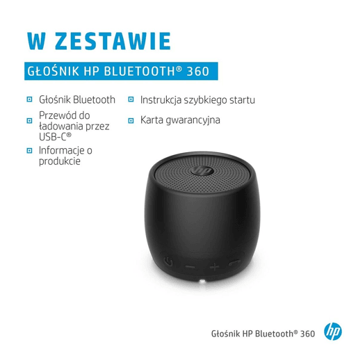 Altifalante Bluetooth Portátil HP 2D799AA Preto