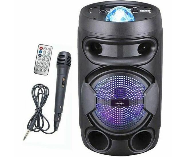 Altavoz bluetooth portátil inovalley ka02 bowl 400 w karaoke