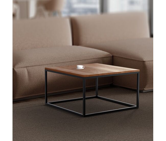 Mesa de centro Manteo Madera Roble 80X80X45 cm