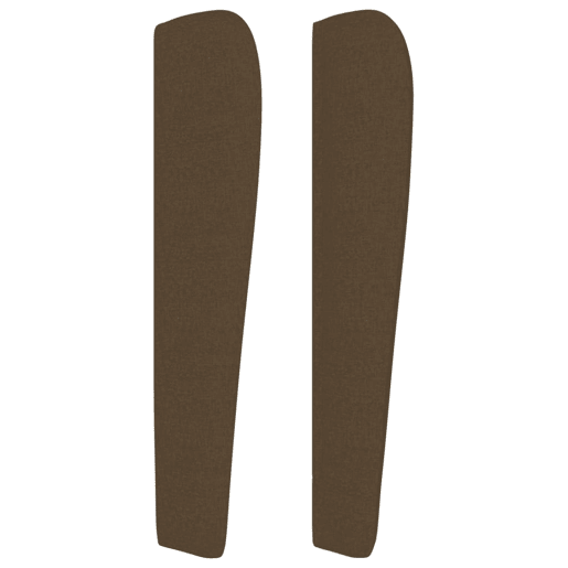 vidaXL Cabeceira cama c abas tecido 83x23x118128 cm castanho-escuro