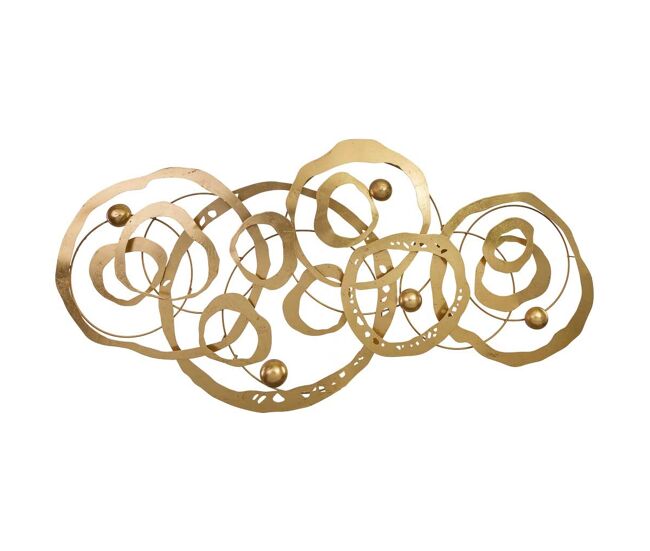 Mural decorativo de pared de metal 134,6x67,9x6,4