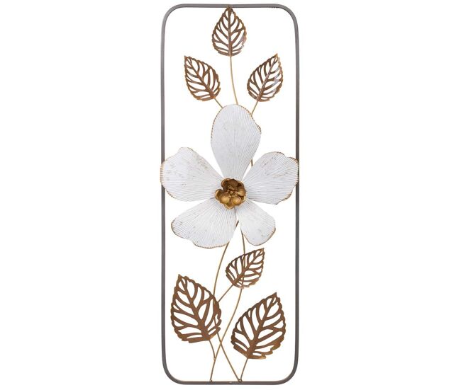 Mural decorativo de pared de metal 31,1x89,5x4,4
