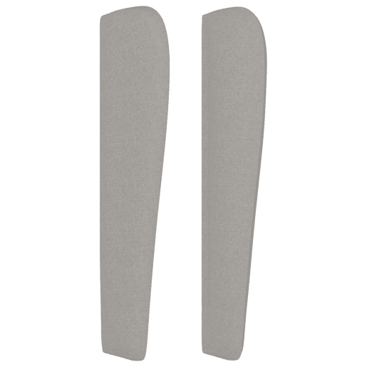 vidaXL Cabeceira cama c abas tecido 183x23x118128 cm cinzento-claro vidaXL Cabeceira cama c abas tecido 183x23x118128 cm cinzento-claro