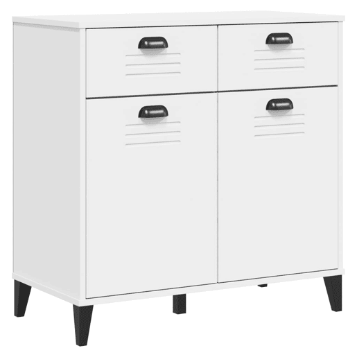 vidaXL Aparador VIKEN 80x40x80 cm derivados de madeira branco