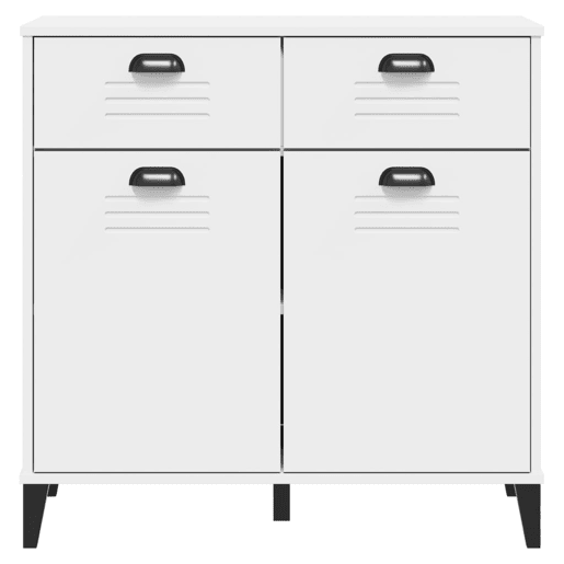 vidaXL Aparador VIKEN 80x40x80 cm derivados de madeira branco