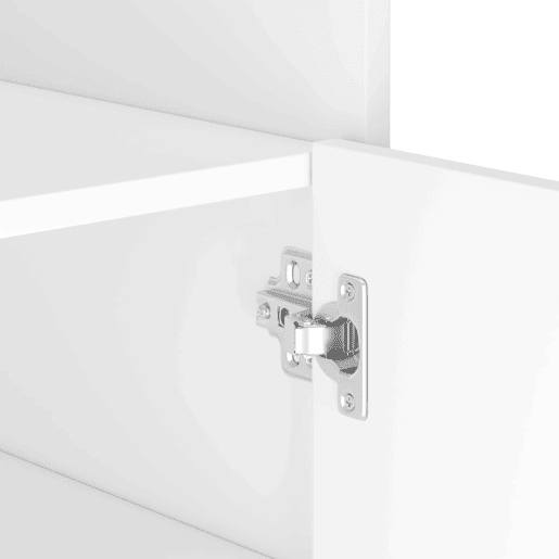 vidaXL Aparador 45x35x75 cm derivados de madeira branco