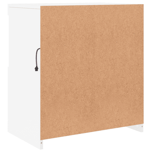 vidaXL Aparador com luzes LED 60x37x67 cm branco vidaXL Aparador com luzes LED 60x37x67 cm branco