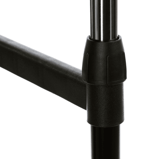 Icare Roupa Dupla Burro Com Rodas Preto 80x98-170 cm Icare Roupa Dupla Burro Com Rodas Preto 80x98-170 cm