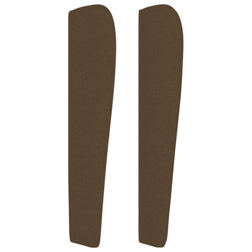 vidaXL Cabeceira cama c abas tecido 183x23x118128 cm castanho-escuro vidaXL Cabeceira cama c abas tecido 183x23x118128 cm castanho-escuro