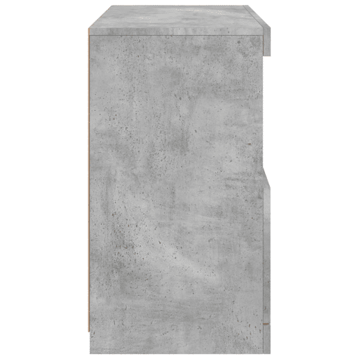 vidaXL Aparador com luzes LED 60x37x67 cm cinzento cimento vidaXL Aparador com luzes LED 60x37x67 cm cinzento cimento