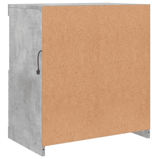 vidaXL Aparador com luzes LED 60x37x67 cm cinzento cimento vidaXL Aparador com luzes LED 60x37x67 cm cinzento cimento