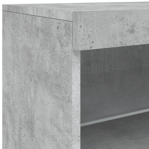 vidaXL Aparador com luzes LED 60x37x67 cm cinzento cimento vidaXL Aparador com luzes LED 60x37x67 cm cinzento cimento