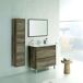 Conjunto mobiliario baño mueble lavabo + columna + espejo+lavabo Conjunto mobiliario baño mueble lavabo + columna + espejo+lavabo Madera Clara