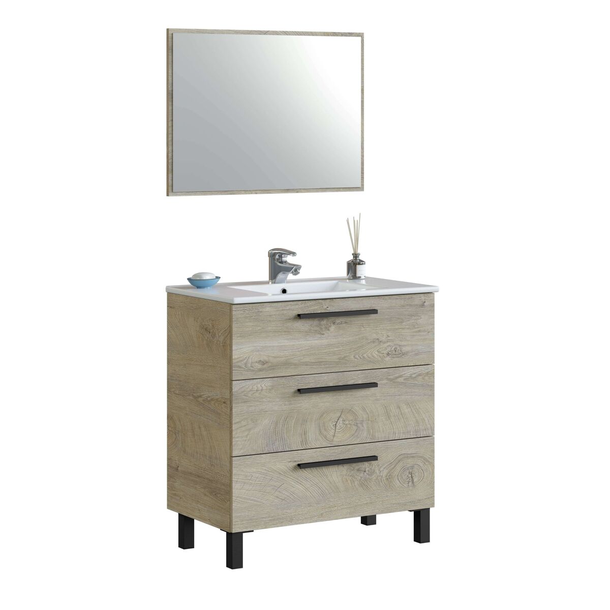 Pack Baño Completo (mueble Baño + Espejo + Columna)