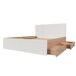 Cama de matrimonio Cama de matrimonio Natural/ Blanco
