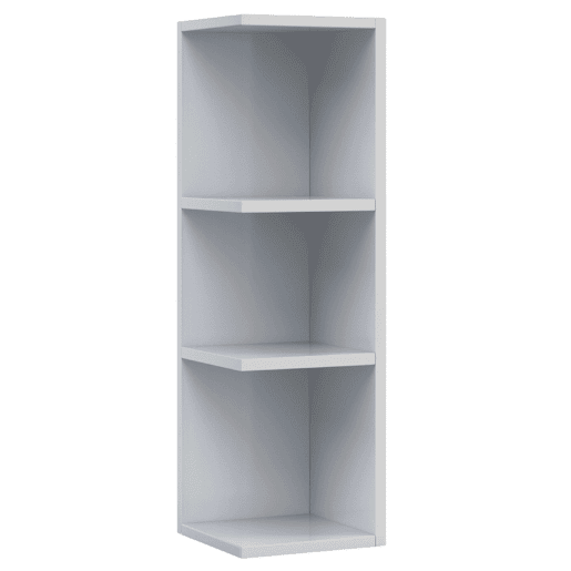 Pacote Armário com Espelho + 2 Espelhos Branco Brilhante Móveis de Armazenamento de Banheiro 65x80x21 cm