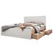 Cama de matrimonio Cama de matrimonio Natural/ Blanco