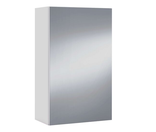 Armario espejo flotante bluma para baño estilo contemporáneo en color blanco 40x65x21 cm