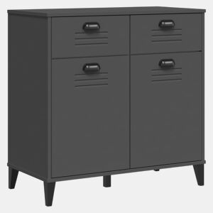 vidaXL Aparador VIKEN 80x40x80 cm derivados de madeira antracite