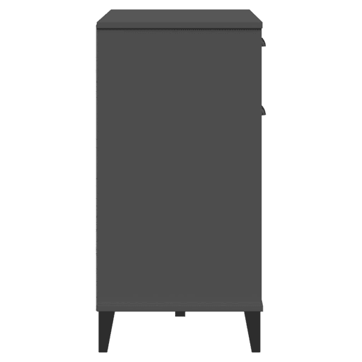 vidaXL Aparador VIKEN 80x40x80 cm derivados de madeira antracite vidaXL Aparador VIKEN 80x40x80 cm derivados de madeira antracite