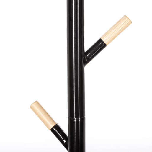 Cabide de metal preto 6 cabides 176 cm Cabide de metal preto 6 cabides 176 cm