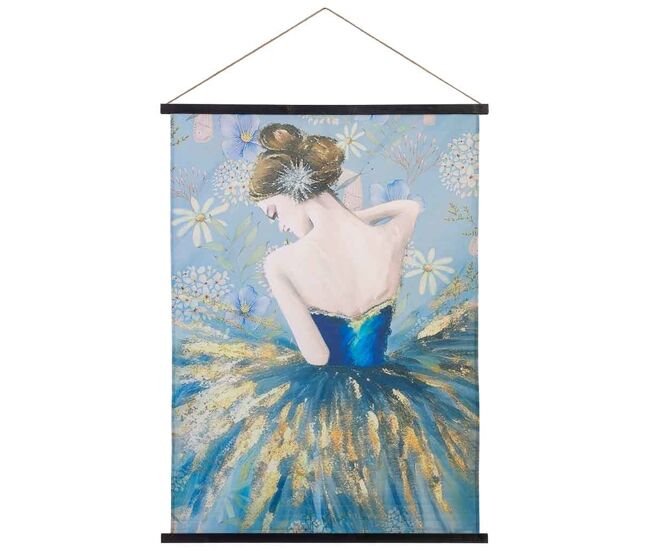 Lienzo pergamino de tela impresa 90x120x1,7h cm