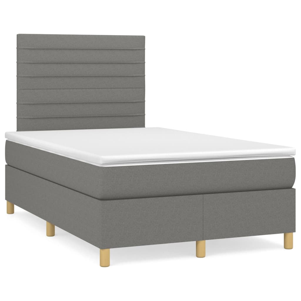 Cama box spring 120x200 Gris Oscuro