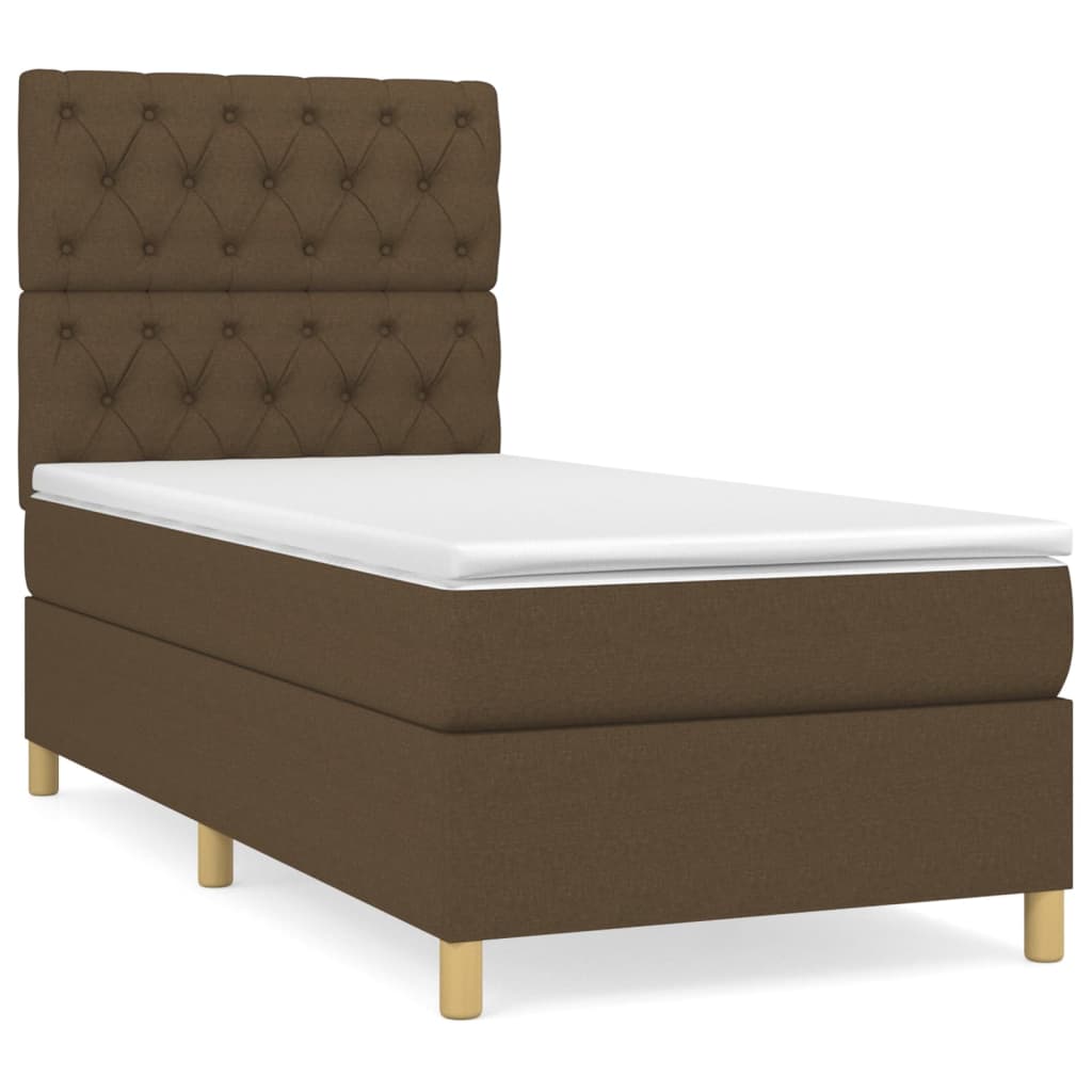 Cama box spring 80x200 Marrón