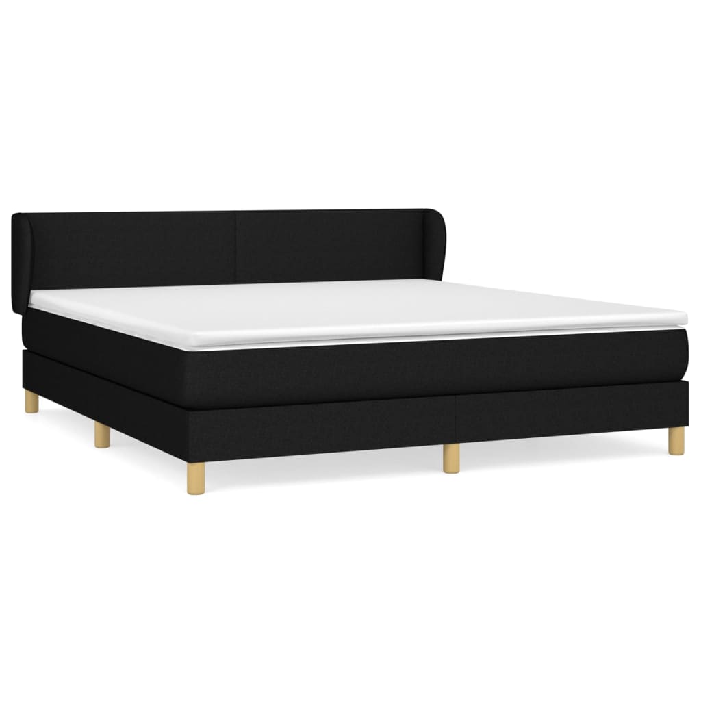 Cama box spring 160x200 Negro