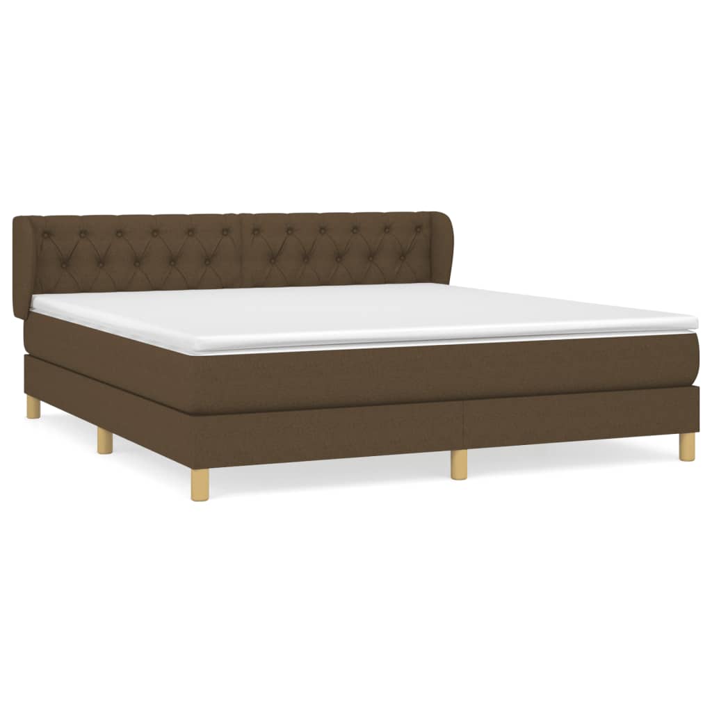 Cama box spring 160x200 Marrón