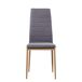Mesa Cristal + 4 Sillas Comedor Salón Nórdico Mesa Cristal + 4 Sillas Comedor Salón Nórdico Gris