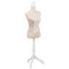 Maniquí de madera y espuma forrado de tela Maniquí de madera y espuma forrado de tela Beige