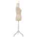 Maniquí de madera y espuma forrado de tela Maniquí de madera y espuma forrado de tela Beige