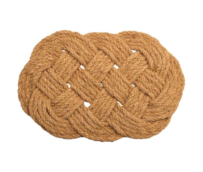 Felpudo de fibra de coco marron