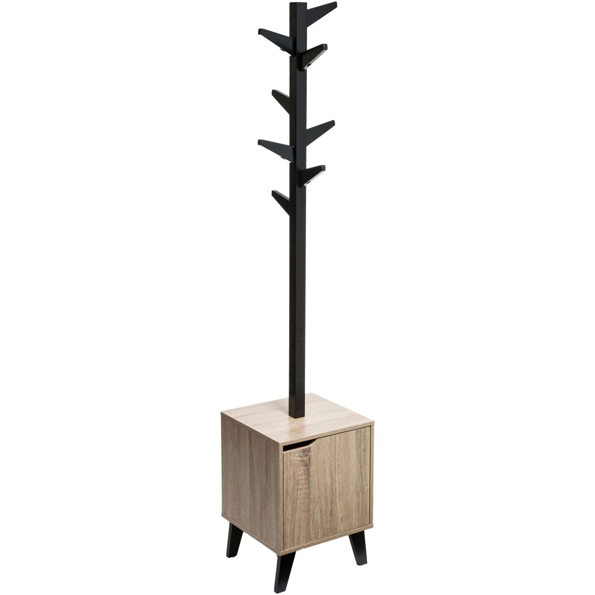 Perchero de pie n'modul 8 barillas y puerta 35x159 cm