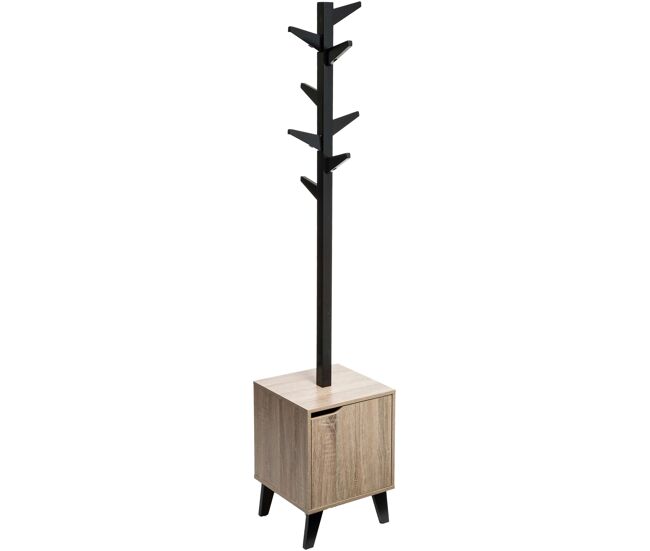 Perchero de pie n'modul 8 barillas y puerta 35x159 cm